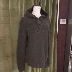 Hugo Boss Men's Olive Hooded Sweater, M